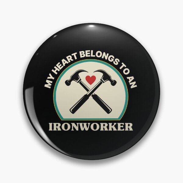 Item preview, My Heart Belongs to an Ironworker – Proud Ironworker Wife designed and sold by DesignDazzles.