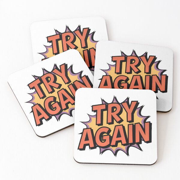 Item preview, Try Again  designed and sold by SRXTees.