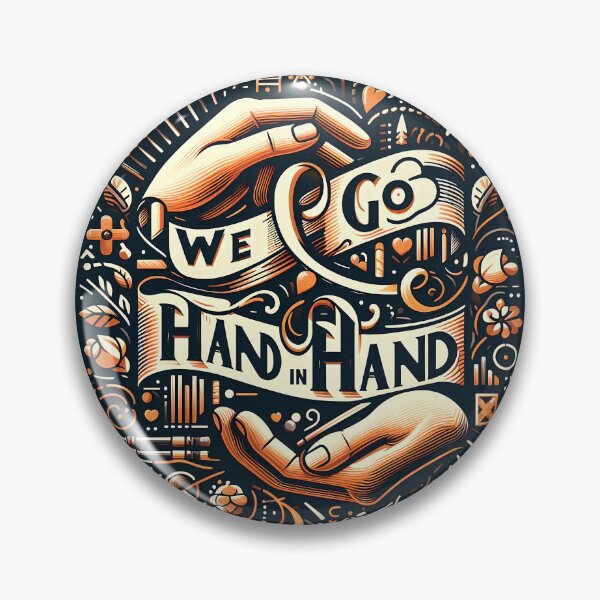 Item preview, Go Hand in Hand, typography designed and sold by maxmaj.