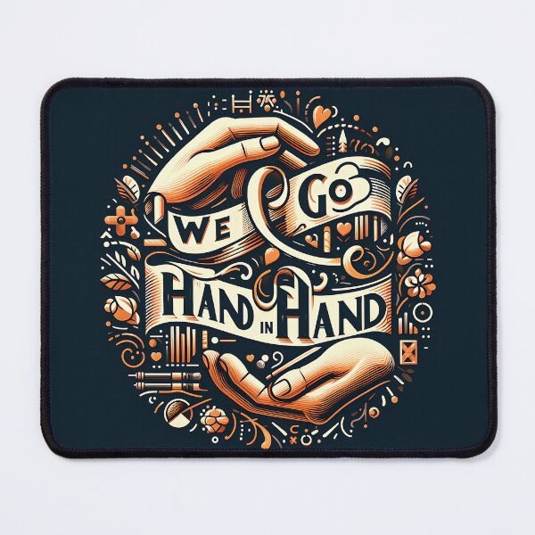 Item preview, Go Hand in Hand, typography designed and sold by maxmaj.