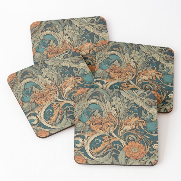 Item preview, Art Nouveau Flower Collection designed and sold by ThePinkProject.