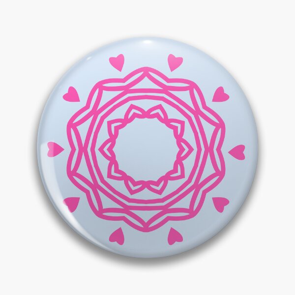 Item preview, Circle Of Hearts 2 - Pink of Pale Blue designed and sold by KeksWorkroom.