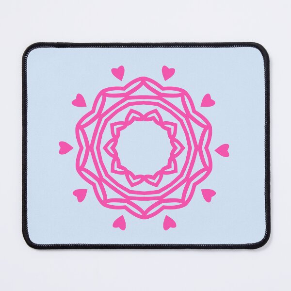 Item preview, Circle Of Hearts 2 - Pink of Pale Blue designed and sold by KeksWorkroom.