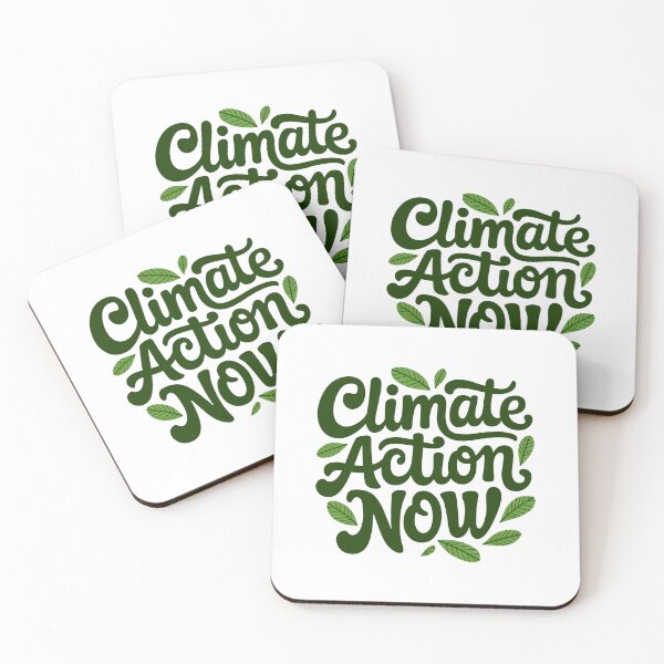 Item preview, Climate Action Now Environment Protection Quote designed and sold by ThreeftlyPicks.