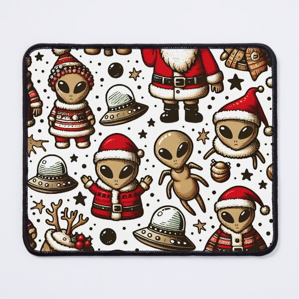 Item preview, Alien Christmas Wallpaper designed and sold by Travelcases.