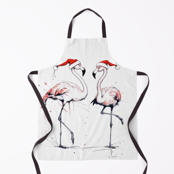 Item preview, Christmas Flamingoes designed and sold by SpunkySpaniel.
