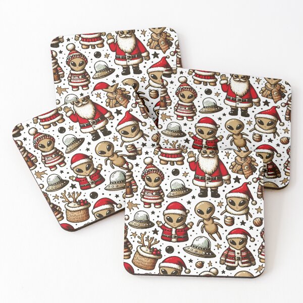 Item preview, Alien Christmas Wallpaper designed and sold by Travelcases.