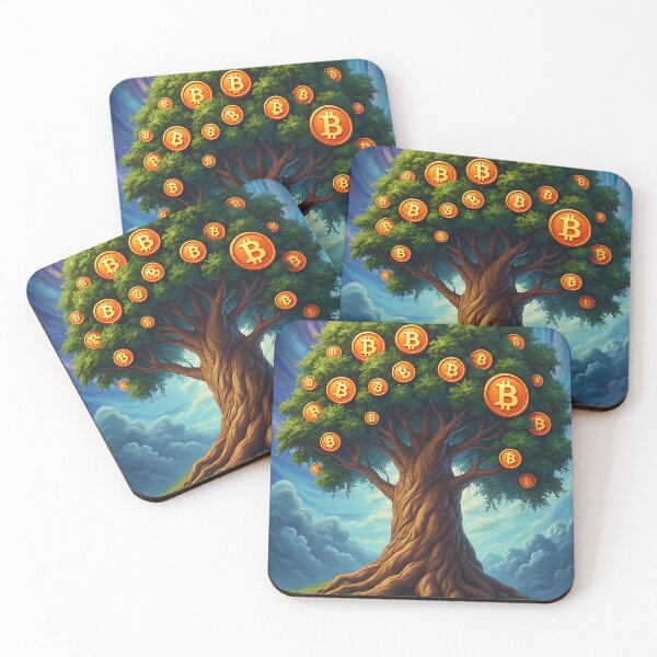 Item preview, Bitcoin Ascension Futuristic Bitcoin Art designed and sold by RadDeck.