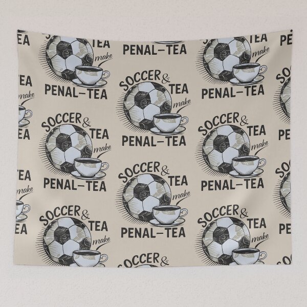 Item preview, Soccer Penalty Sports Pun Soccer Enthusiast Football Lover Funny Tea Pun designed and sold by KLArtzStore.