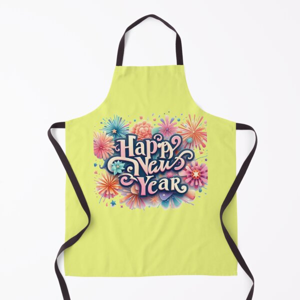 Item preview, Happy New Year Fireworks  Label – Festive Celebration Design,  designed and sold by PaintMeWorld.