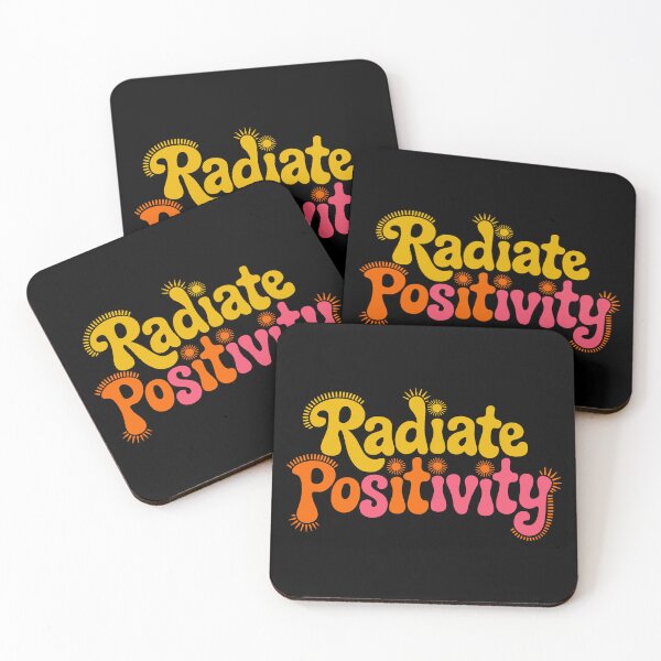 Item preview, Radiate Positivity Inspirational Positive Quote designed and sold by ThreeftlyPicks.