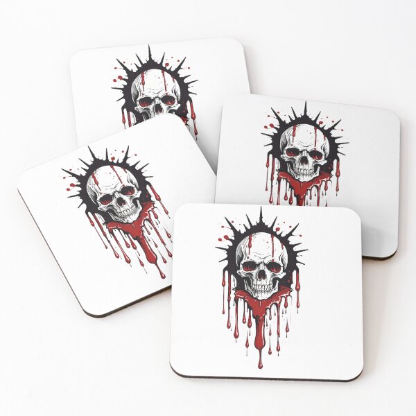 Item preview, skull, skeleton, head, amulet designed and sold by DonnaBlankaArt.