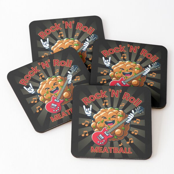 Item preview, Rock 'n' Roll Meatball designed and sold by CreativeFlux.