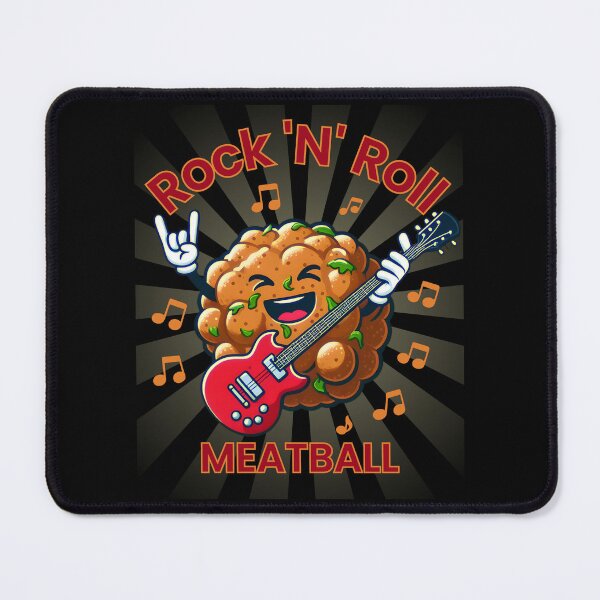 Item preview, Rock 'n' Roll Meatball designed and sold by CreativeFlux.