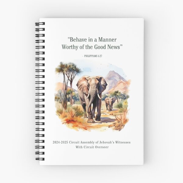 Item preview, "Behave in a Manner Worthy of the Good News” 2024-2025 Circuit Assembly of Jehovah's Witness designed and sold by Kishaprints.