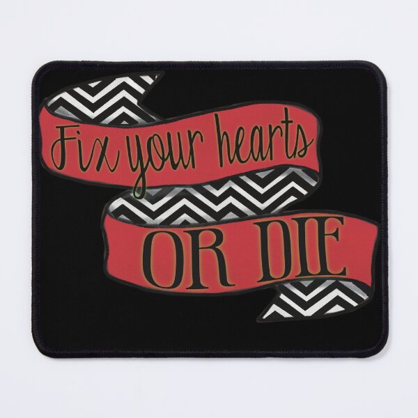 Item preview, Fix your hearts or die. designed and sold by DoodlesByKy.
