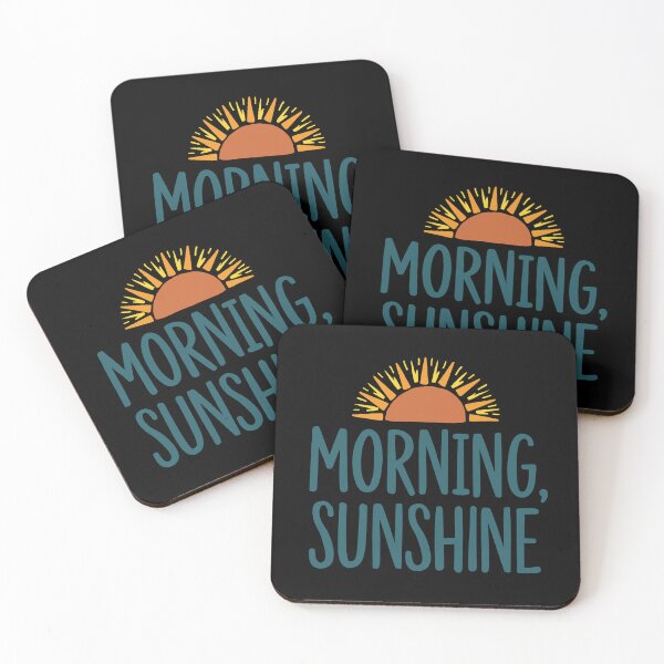 Item preview, Morning Sunshine Positive Quote designed and sold by ThreeftlyPicks.