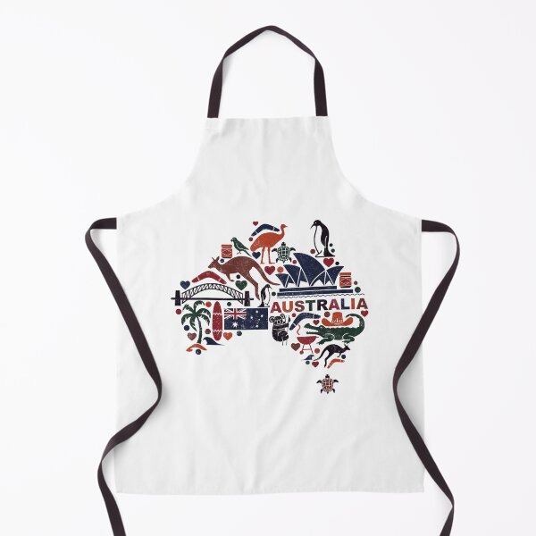 Item preview, moreton island australia flag Travel Australia Map designed and sold by AddlPoolart.
