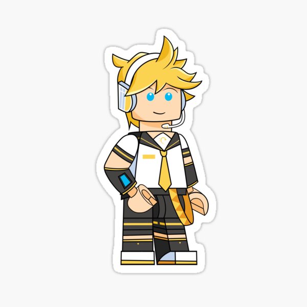 Brick Kagamine Len Sticker