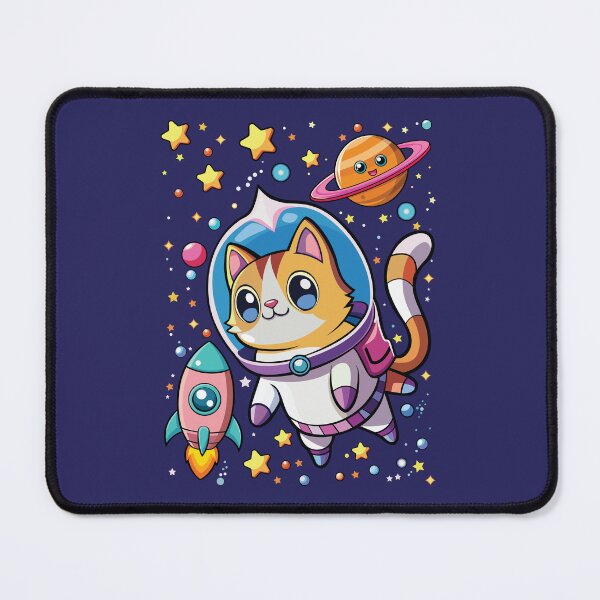 Item preview, Astronaut Kitty Galaxy Galactic Space Cat designed and sold by FemmePod.