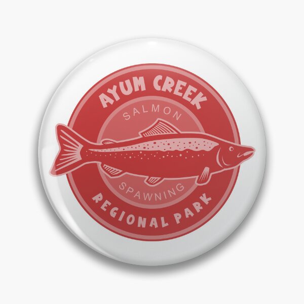 Item preview, Ayum Creek Regional Park Salmon Spawning designed and sold by bivenart.