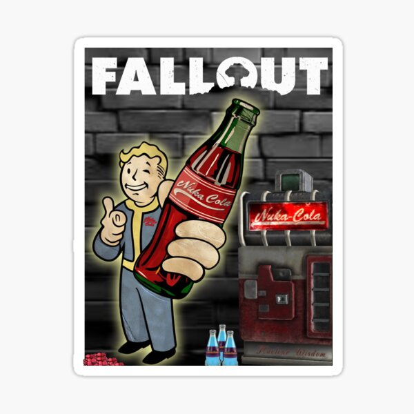 Vista previa del artículo con la obra «Arte de Nuka Cola Vault Boy», diseñado y vendido por NuclearWisdom.