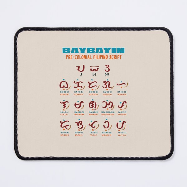 Item preview, BAYBAYIN FILIPINO PRE COLONIAL ALPHABET POSTER HOLO STICKER designed and sold by aydapadi.