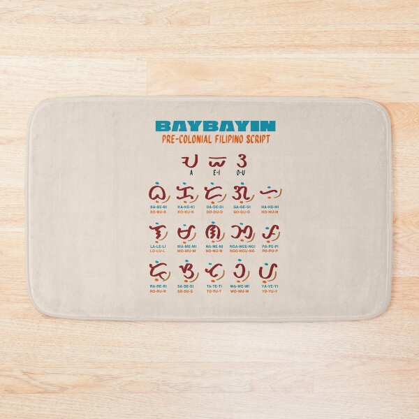 Item preview, BAYBAYIN FILIPINO PRE COLONIAL ALPHABET POSTER HOLO STICKER designed and sold by aydapadi.