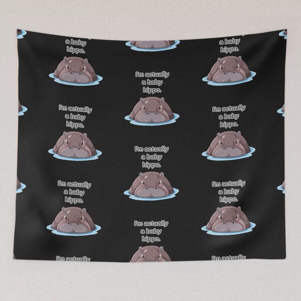 Item preview, I'm actually a baby hippo. t shirt moo deng t shirt designed and sold by dinartanddesign.