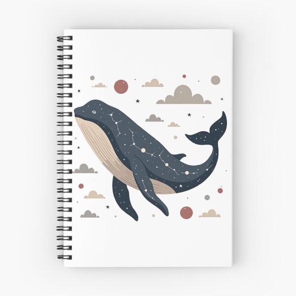 Artikelvorschau, Niedliche Wal-Astronauten-Konstellationsgrafik, Weltraum-Themenwal, Himmlisches Wal-Design, Geschenke für Naturliebhaber entworfen und verkauft von PripriDesign.