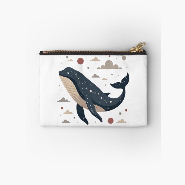 Aperçu de l'œuvre Carte graphique de constellation d'astronaute de baleine mignonne, baleine sur le thème de l'espace, cadeaux de conception de baleine céleste pour les amoureux de la nature créée et vendue par PripriDesign.