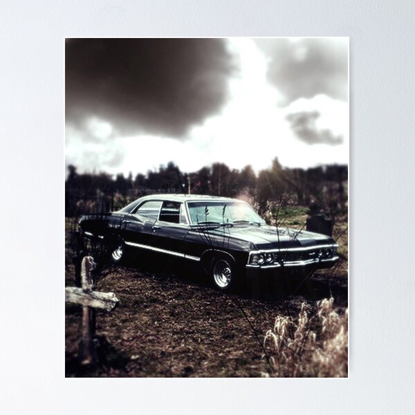 Item preview, 1967 Black Impala - Classic American Muscle designed and sold by wearecarlovers-.