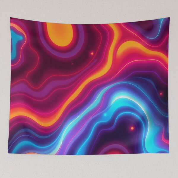 Item preview, Neon Abstract Pattern #21 designed and sold by Kaleidoscope Print.