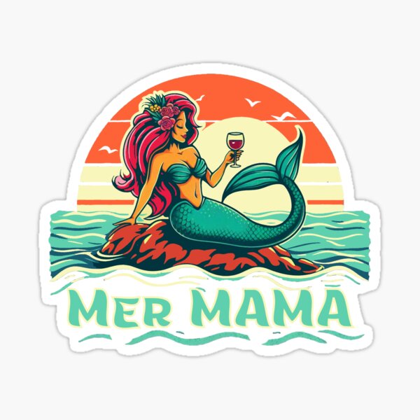 Aperçu de l'œuvre Mer Mama créée et vendue par Hypnotees.