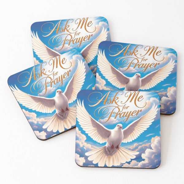 Item preview, Prayer Warrior, Prayer, Prayer Team,  Christian, Ask me for Prayer, Dove, Holy Spirit, designed and sold by tshirtart2024.