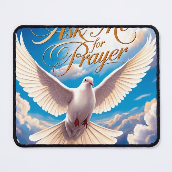 Item preview, Prayer Warrior, Prayer, Prayer Team,  Christian, Ask me for Prayer, Dove, Holy Spirit, designed and sold by tshirtart2024.