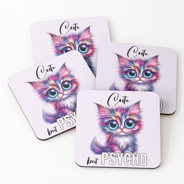 Item preview, Cute but Psycho Kitten designed and sold by Margival.