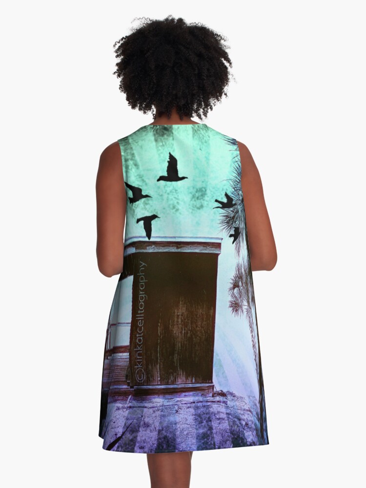 Thumbnail 3 of 4, A-Line Dress, The Sixth Flyer designed and sold by kinkatstyle.