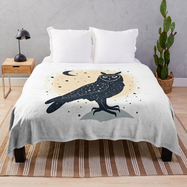 Item preview, Owl Moon Starry Night, Unique Owl Graphic, Celestial Night Sky, Mystical Owl Design, Gift for Owl Lovers designed and sold by PripriDesign.