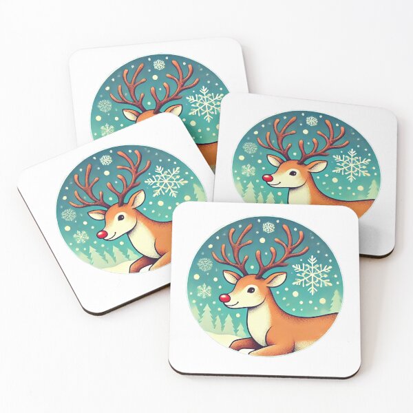 Item preview, Christmas Reindeer Illustration – High Resolution, Easy to Cut in Photoshop designed and sold by PedjaSopalo.