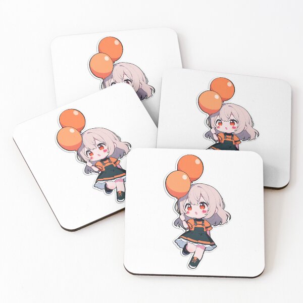 Aperçu de l'œuvre Petite fille aux ballons Chibi créée et vendue par Akash Sprx77.