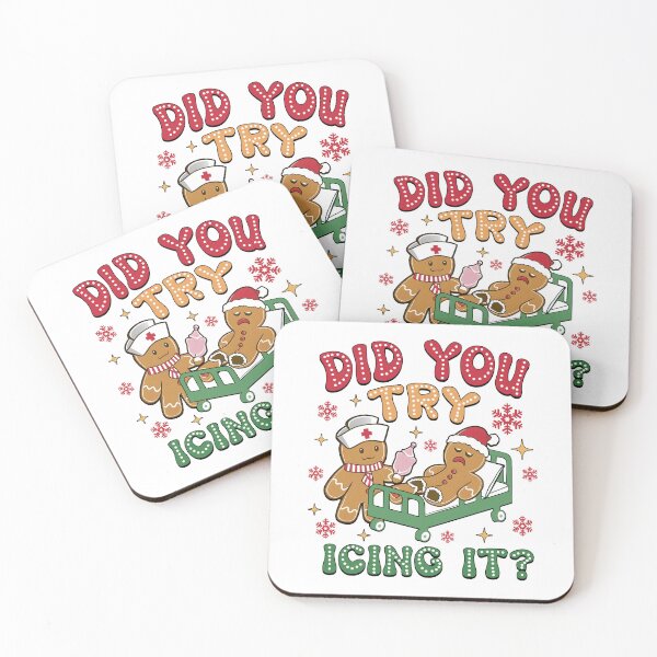 Item preview, Funny gingerbread nurse Christmas design Did you try icing it? designed and sold by Dominika Farkašová.