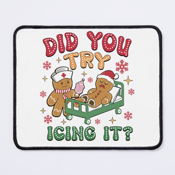 Item preview, Funny gingerbread nurse Christmas design Did you try icing it? designed and sold by Dominika Farkašová.