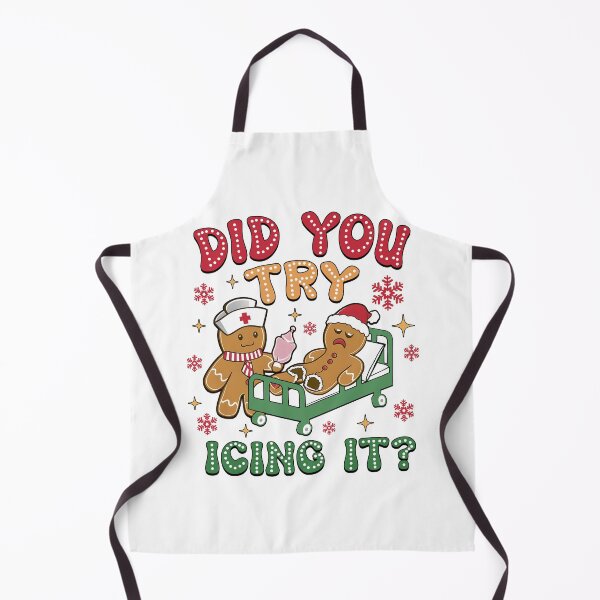 Item preview, Funny gingerbread nurse Christmas design Did you try icing it? designed and sold by Dominika Farkašová.