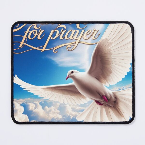 Item preview, Prayer Warrior, Prayer, Prayer Team,  Christian, Ask me for Prayer, Dove, Holy Spirit, designed and sold by tshirtart2024.