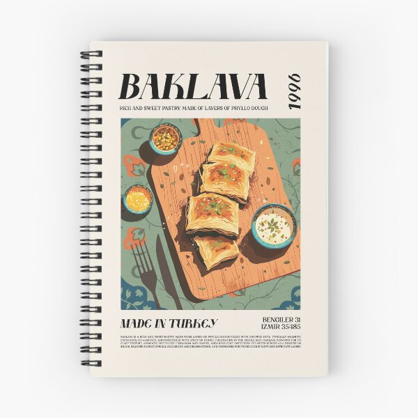 Item preview, Turkey Baklava Wall Art designed and sold by SurfolioPrints.