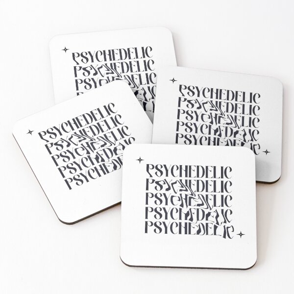 Item preview, psychedelic typography design designed and sold by ARTISTIC222.