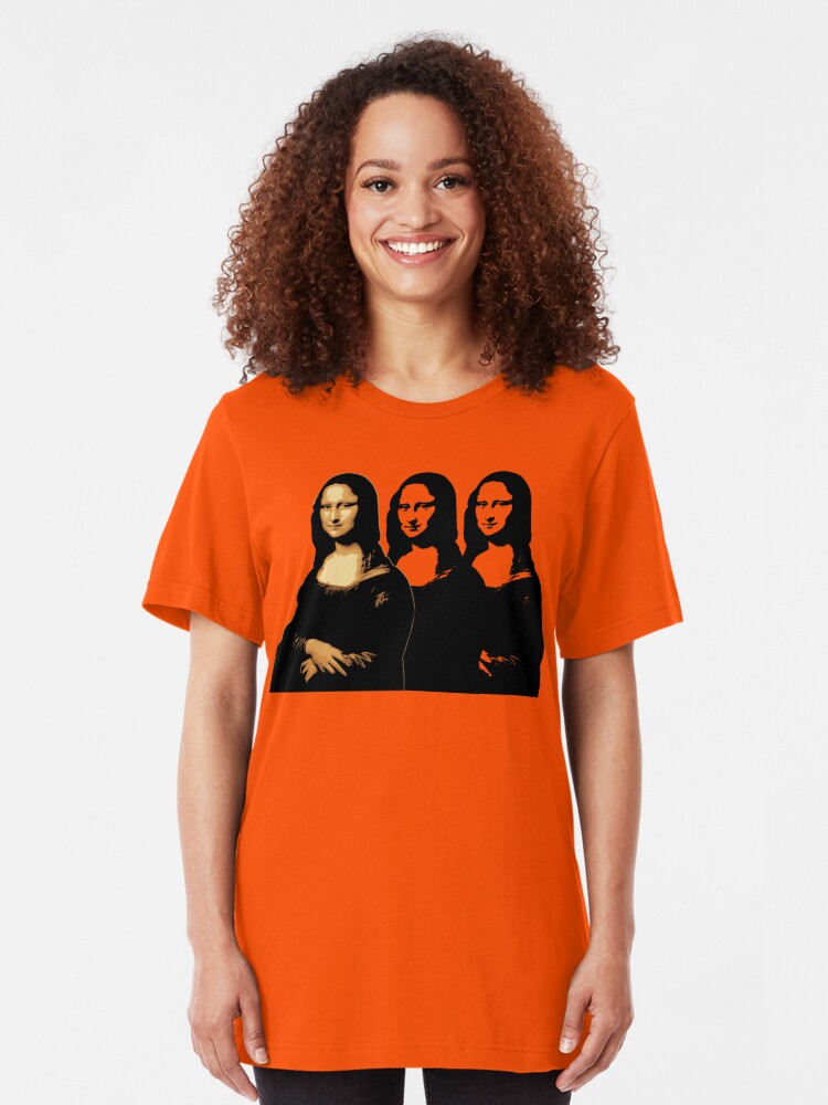 mona lisa designer t shirt