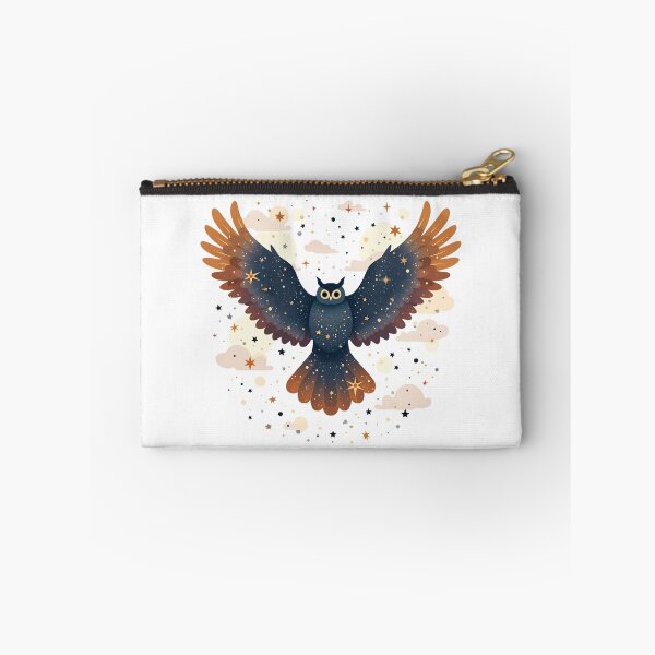 Item preview, Mystical Night Owl, Starry Sky Wildlife, Artistic Owl Design, Celestial Birds Graphic, Fantasy Animal designed and sold by PripriDesign.