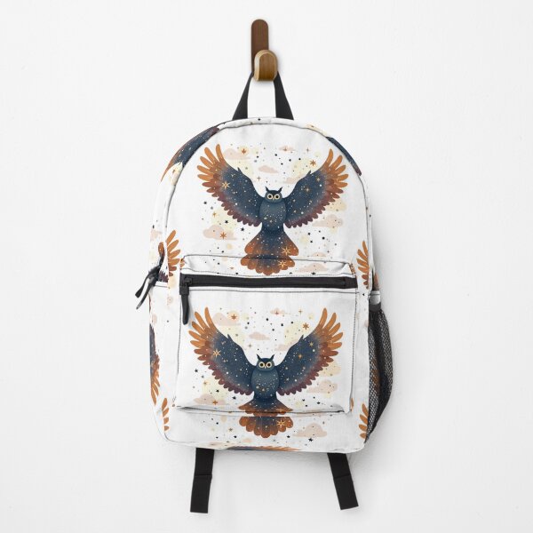 Item preview, Mystical Night Owl, Starry Sky Wildlife, Artistic Owl Design, Celestial Birds Graphic, Fantasy Animal designed and sold by PripriDesign.